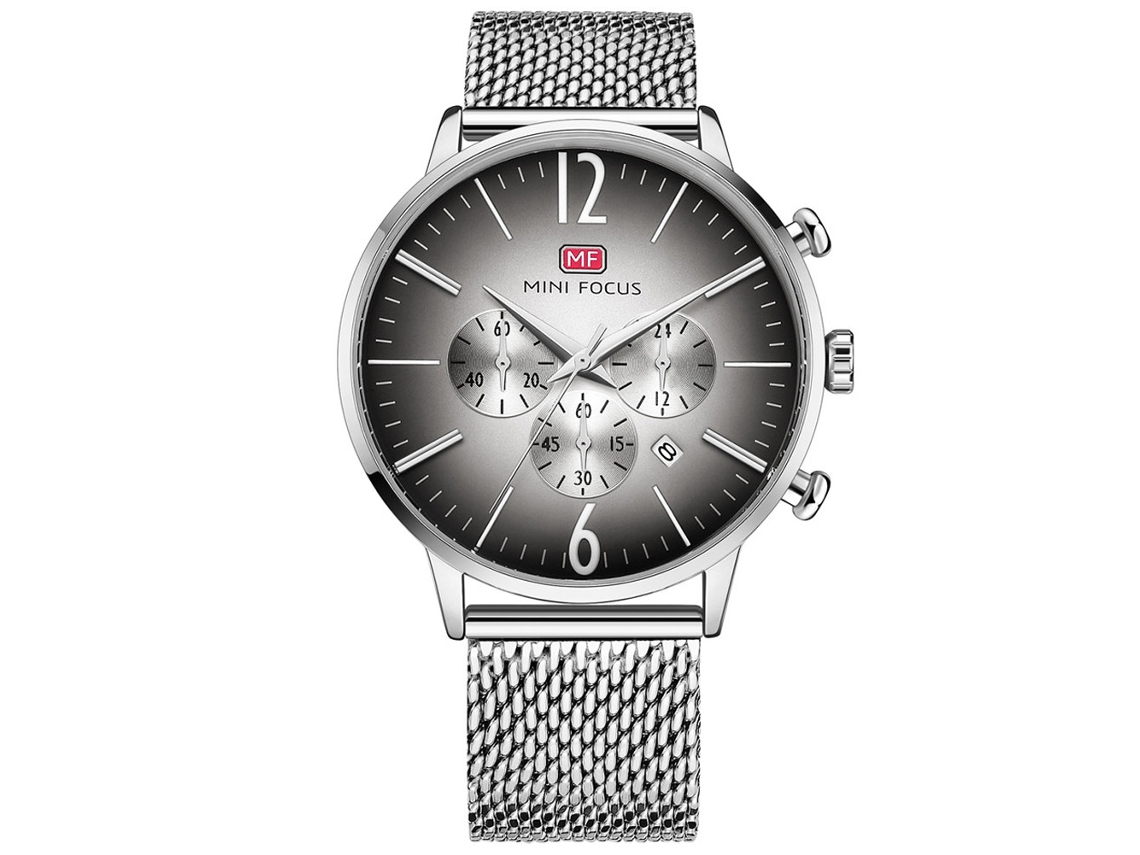 Reloj De Pulsera De Cuarzo Retro Moderno Con Esfera Redonda, De Mezclilla, Resistente Al Agua Para Hombre (marrón Claro)
