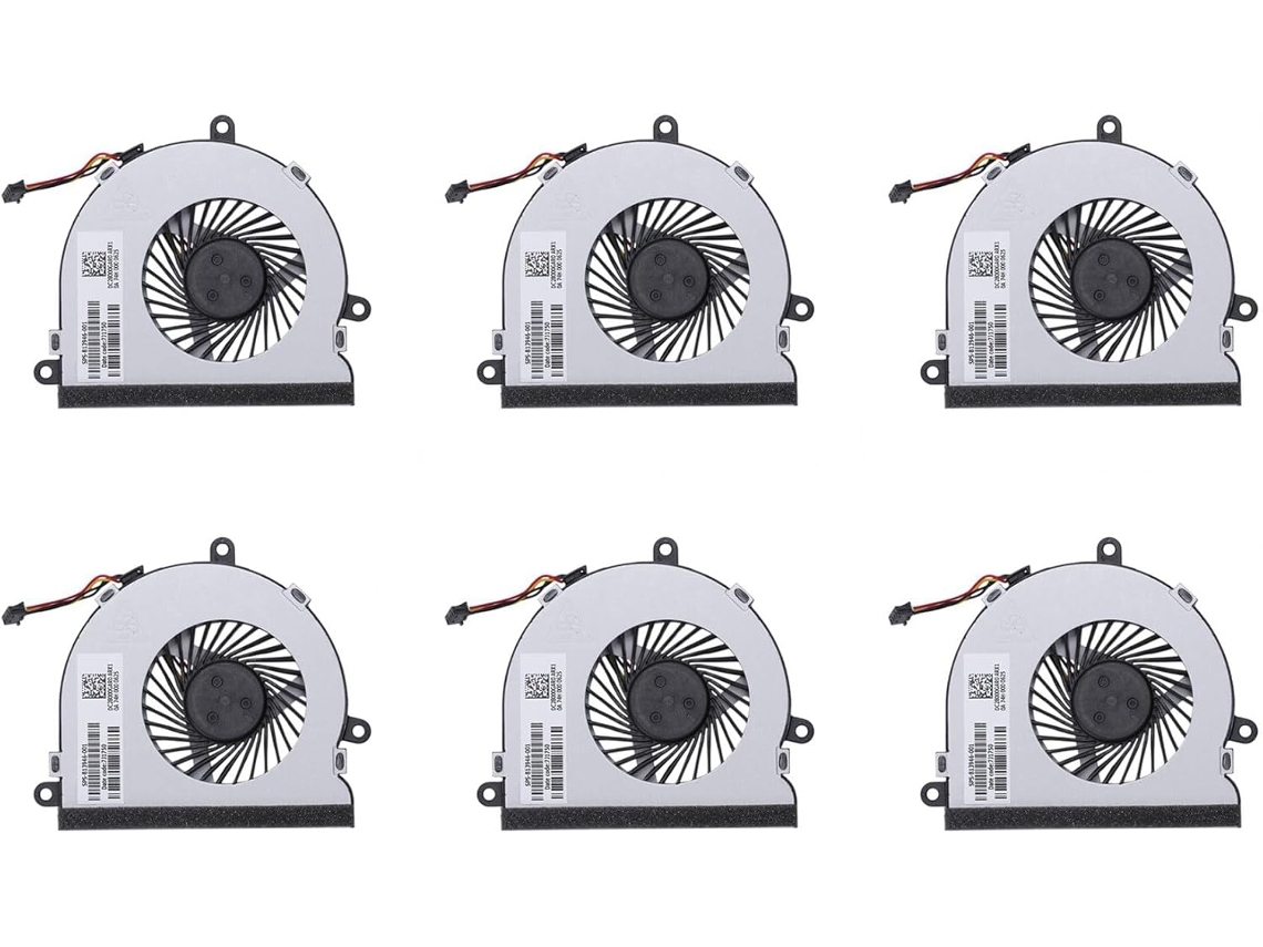 6 Ventiladores De Refrigeración Para Portátiles 15- Ac- A- Af 250 G4- Ac121tx- Ac121dx 813946- 001