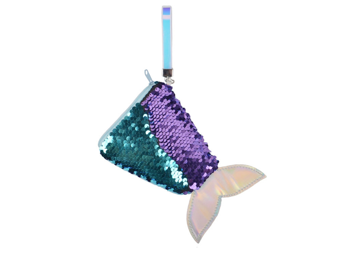 Monedero reversible con lentejuelas y cola de sirena de Truyuety Kids