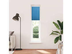 Maison Exclusive - Estor Plisado Azul 40x200 Cm Tela Ancho 39,4 Cm Poliéster