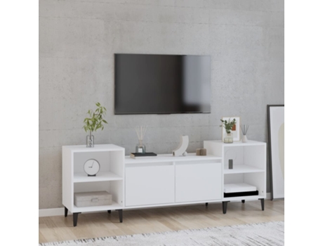 Mueble De Tv VIDAXL Blanco Madera contrachapada (160x35x55 cm )