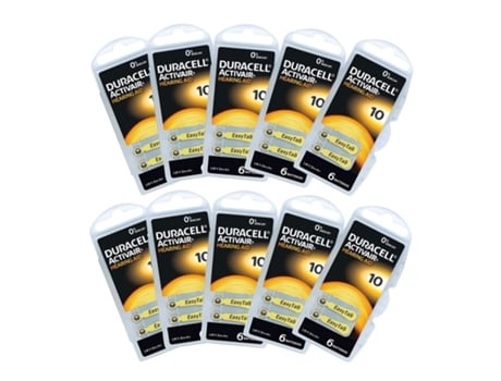 Pilas Para Audfonos Duracell Activair 10 10 Placas