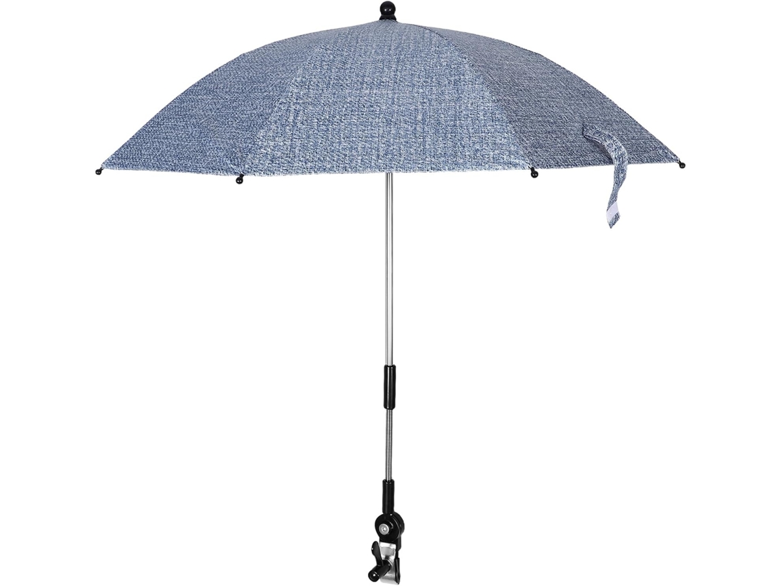 Sombrilla Para Cochecito Para Niños, Protección Uv, Negra