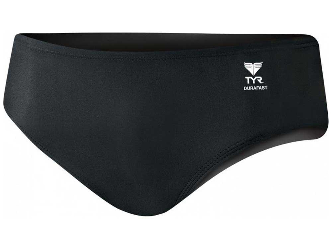 Calzoncillos para Hombre TYR Durafast Elite Solid Racer Negro para Natacion (32)