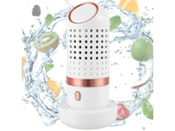 Dispositivo de limpieza de frutas y verduras, con tecnología de purificación de iones Oh para la limpieza de frutas, chrui (blanco)