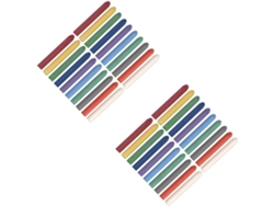 2 Cajas De Tiza Soluble De Colores Lavable Para La Enseñanza Del Arte Y Pizarras Blancas.