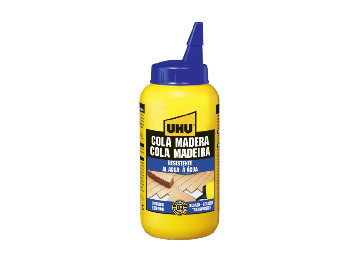 PEGAMENTO PARA MADERA RESISTENTE AL AGUA UHU - 750g