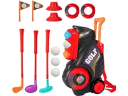 Palos de golf para 3 a 5 personas, juego de golf portátil y ligero | Juguetes educativos para nosotros Gokoco