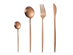Juego de Cubiertos para 2 - Utensilios de Acero Inoxidable, Ideales para el Hogar TRUYUETY