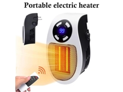 Calefactor Eléctrico Portátil Para El Hogar Con Mando A Distancia, Enchufe Europeo, Mini Estufa.