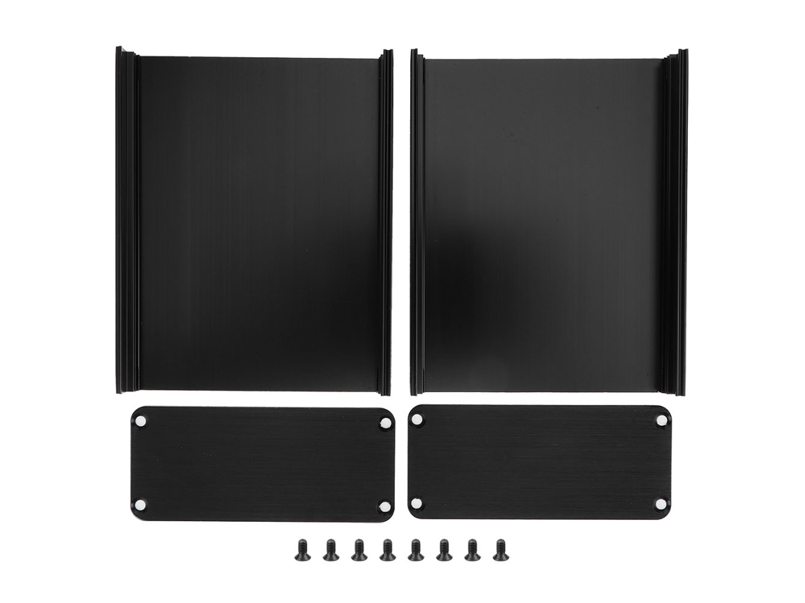 Yncm2026-caja De Aluminio Para Tarjeta De Circuito Con Dissipación De Calor Dividida 38x88x110mm