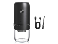 Molinillo de café eléctrico práctico, inalámbrico y recargable, ideal para espresso. Rosewell