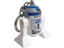 Llavero con luz R2 D2 Star Wars Lego de 7 cm