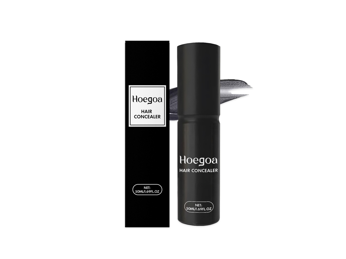 Corrector de cabello negro resistente al agua y de larga duración