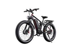 Bicicleta Eléctrica | Duotts | S26 | 1500w 48v20ah 26" Frenos De Disco - Negro-rojo