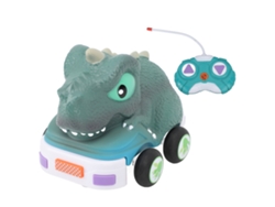 Coche Dinosaurio Multifuncional Con Control Remoto, Luces Y Música, Juguete Anticolisión, Tyrannosaurus Rex