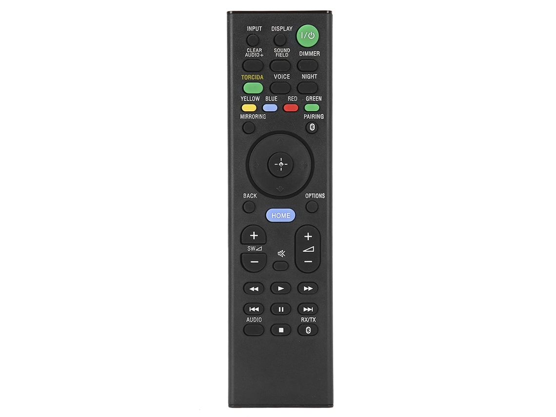Controle Remoto Universal Para Sony Av System Rmt-ah111b Substituto Rmt‑ah111b Preto Abs