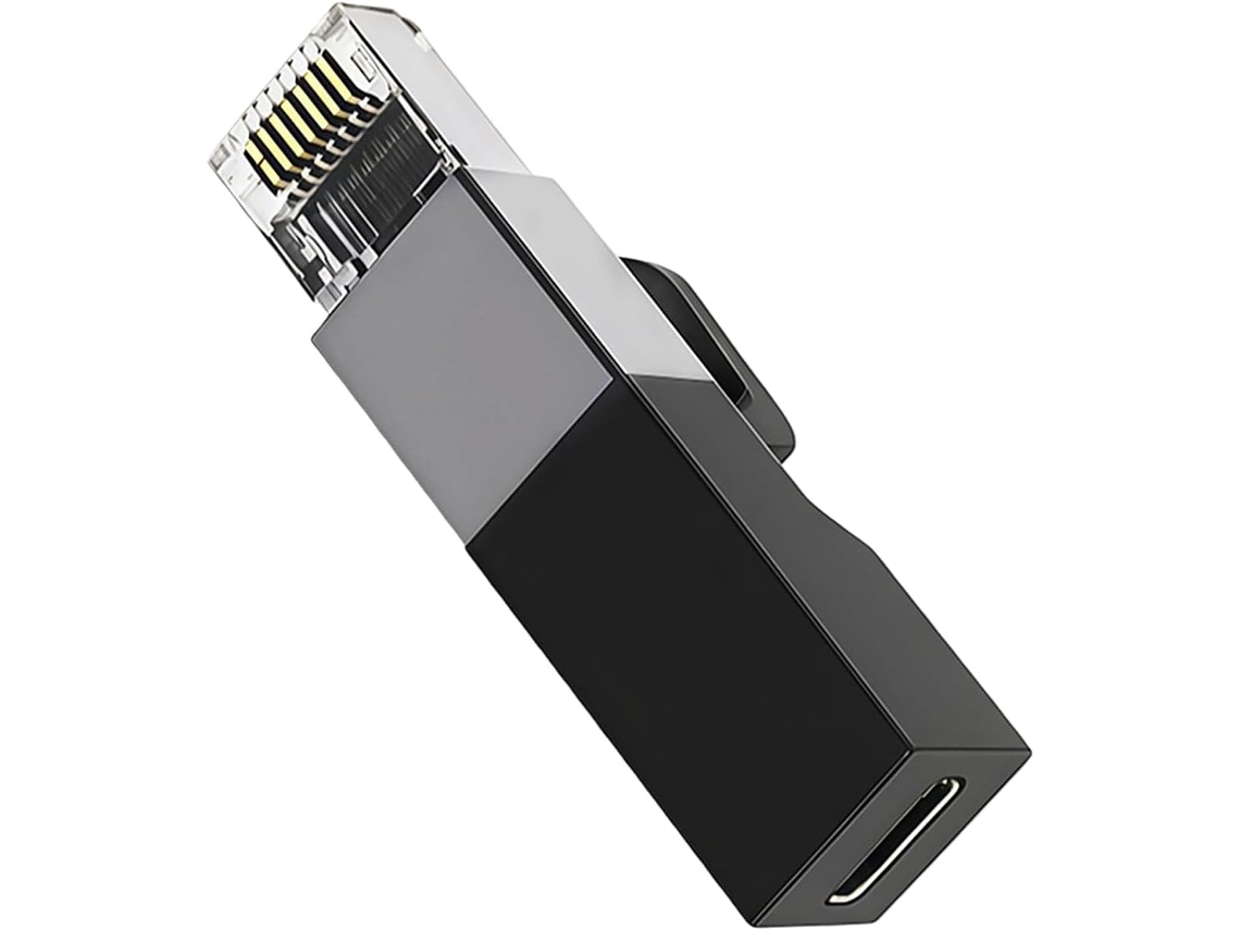 Adaptador Usb-c A Ethernet, Cable Rj45 Macho, Conexión Directa Gigabit.