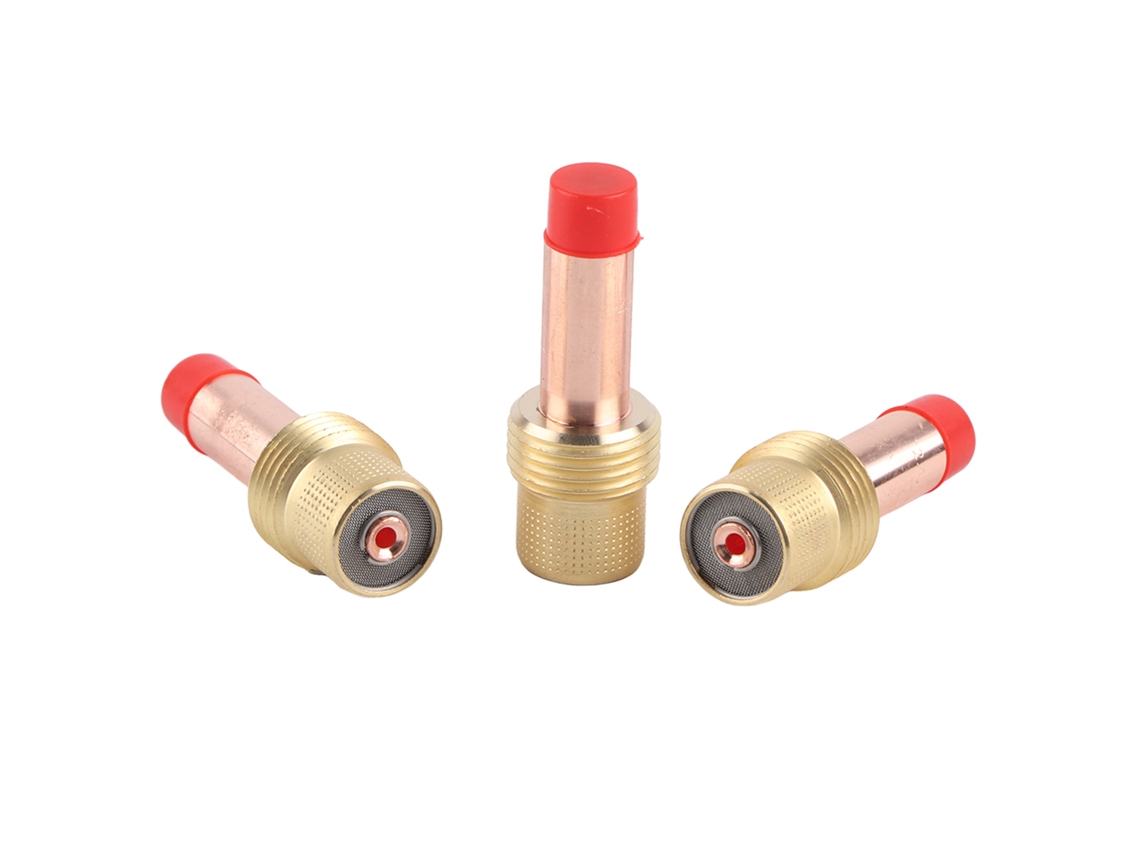 3 Unidades De Cuerpo De Chaleco Con Lente De Gas 45v26 Para Antorcha De Soldadura Tig Wp-17/18/26 De 2,4 Mm