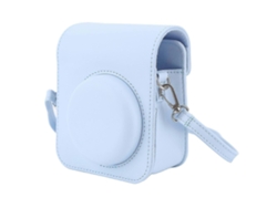 Mini bolsa protectora para cámara instantánea, estuche de PU con correa ajustable para el hombro para cámara Fujifilm Instax Mini 12 TAISHENGDA