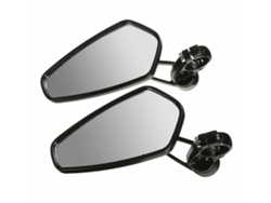 Espejos laterales universales de aluminio para manillar de motocicleta, 2 piezas, 7/8 pulgadas, 22 mm