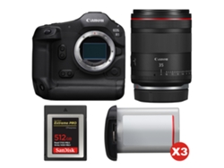 Canon Eos R1 + Rf 35mm F/1.4 L Vcm + 1 Sandisk 512gb Extreme Pro Cfexpress Type B + 3 Canon Lp-e19 + Ebook “20 Consejos Para Fotos Que Impactan”