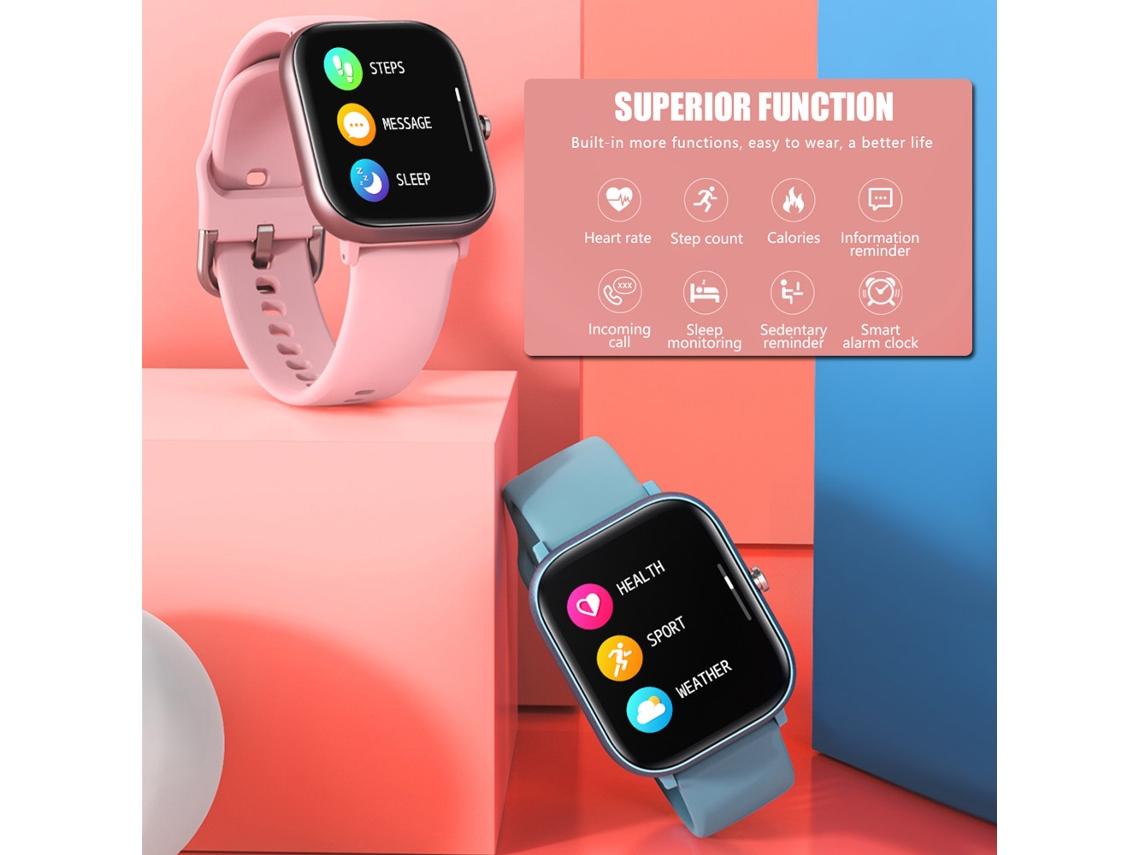 Reloj Inteligente P20 De 1,4 Pulgadas Con Pantalla Táctil, Modos Multideportivos, Monitorización De Ritmo Cardíaco, Sueño Científico, Resistente Al Ag