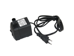 Bomba Sumergible 15w 220-240v 800l/h 1.6m Conectores Eu Para Acuario Fuente Estanque Ajustable Plástico Negro Negro