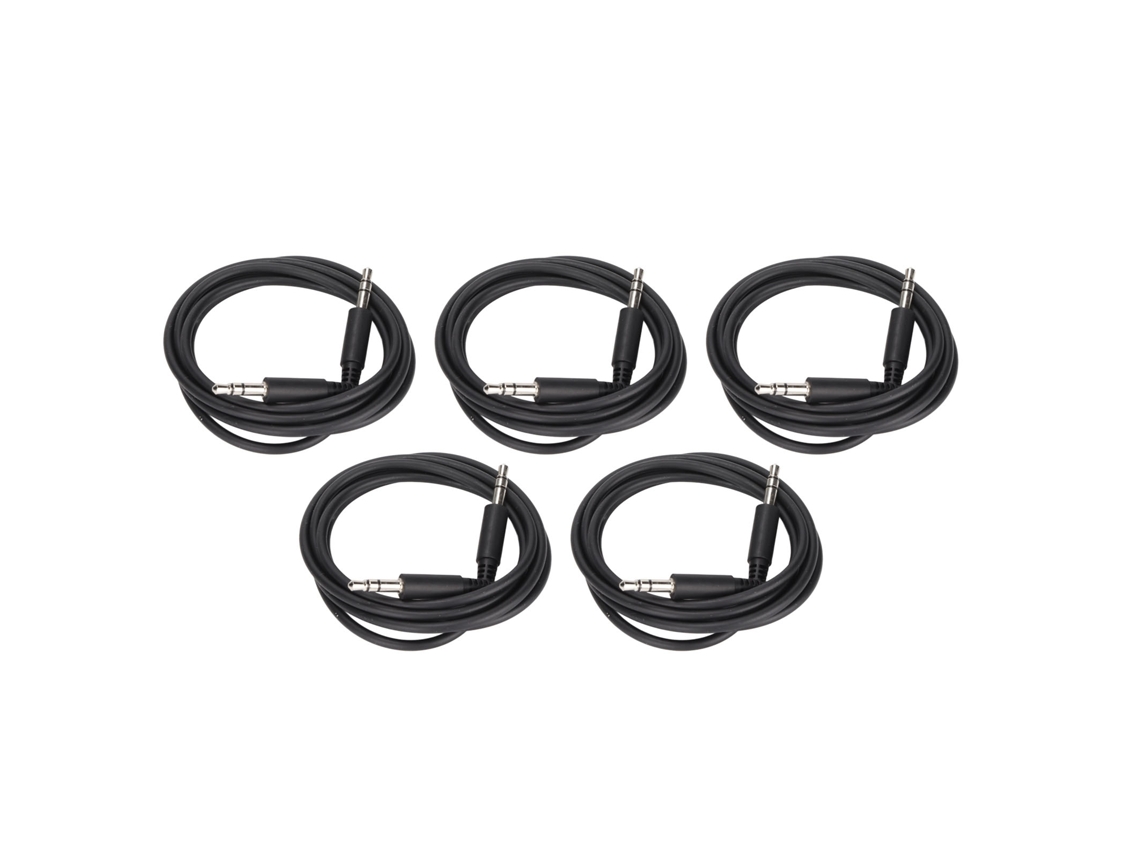 5 Cables Auxiliares De 3,5 Mm Macho A Macho, Cable De Sonido Hifi Para Estéreo De Coche, Auriculares Y Mp3