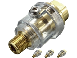 Lubricador Neumático Industrial Compacto De 1/4", Impermeable Para Herramientas, Juego 4...