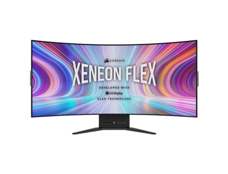 Monitor CORSAIR Xeneon Flex 45WQHD240 (Negro - HDR10 - OLED - Flicker free - NVIDIA G-SYNC - 45)