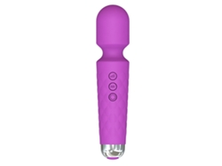Varilla De Masaje Terapéutica De Color Púrpura Con 8 Niveles De Intensidad Y 20 Ritmos De Vibración, Dispositivo Compacto Para El Cuidado Co