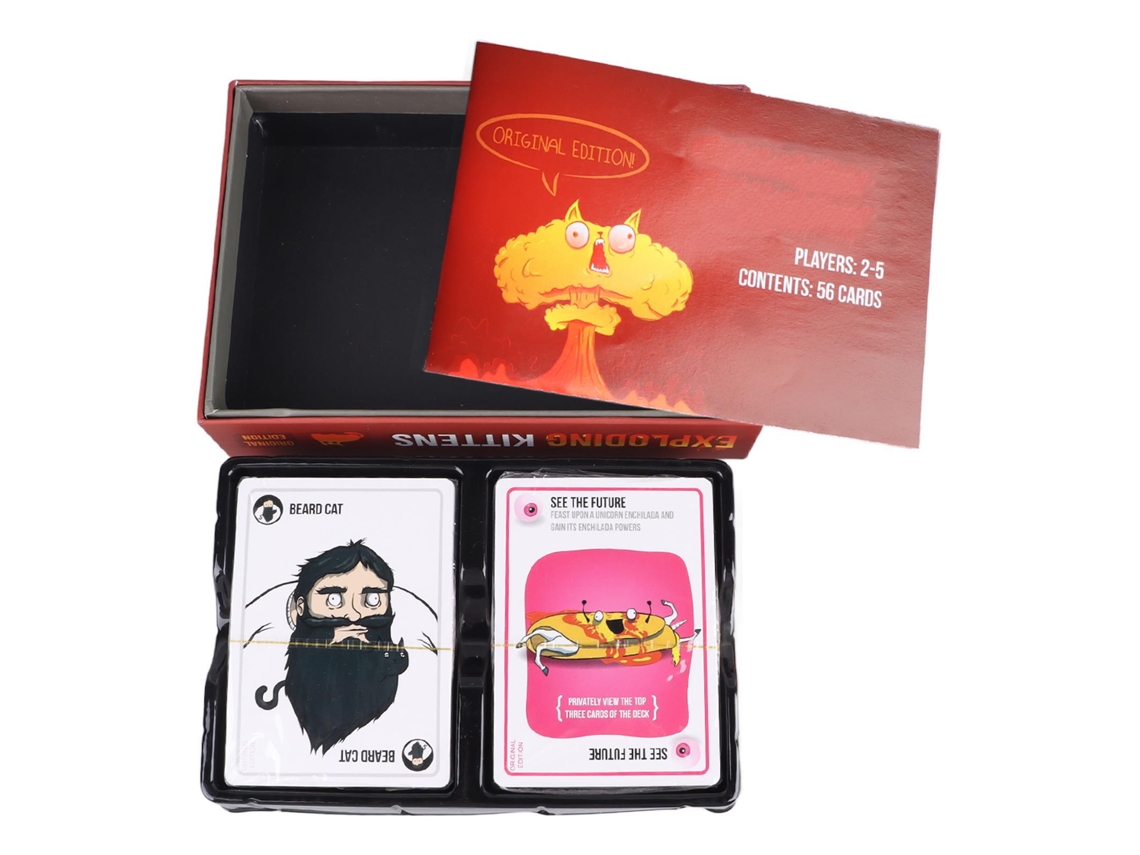 Juego De Cartas Con Temática De Gatos Y Diferentes Diseños, Papel Barnizado, Juguete De Mesa Para Fiestas.