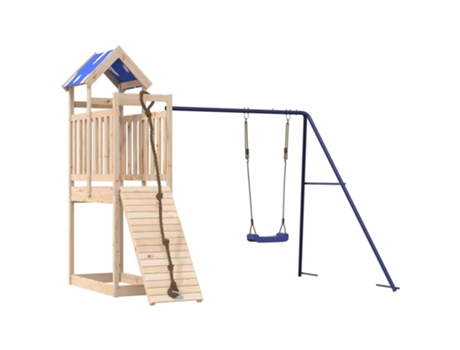 Parque infantil de exterior de VIDAXL madera maciza de pino