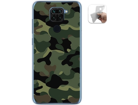 Carcasa Xiaomi Redmi Note 9 TUMUNDOSMARTPHONE Camuflaje Multicolor