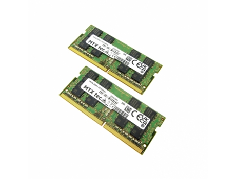 Memoria RAM MTXTEC 32 GB (2X16 GB) SODIMM DDR4 PC4-23400, 2933MHz