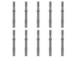 10 Puntas Hexagonales De 5 Mm Para Destornillador Eléctrico, De Acero Magnético S2, Accesorios De Alta Resistencia.