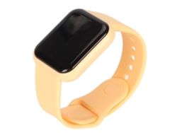 Reloj Inteligente De 1,4 Pulgadas, Batería De 150 Mah, Contador De Pasos, Alarma, Notificaciones, Modo Deportivo, Resistente Al Agua, Amarillo.