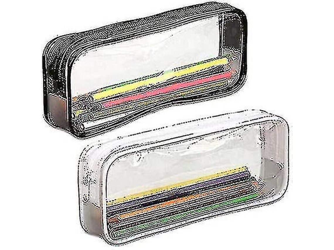 Estuche grande transparente con 2 piezas preciosas