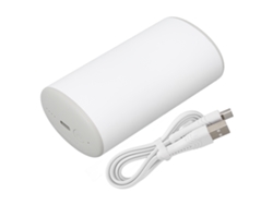 Aquecedor De Mãos Mini 6000mah Com Dupla Proteção E Carregamento Usb Para Inverno Branco