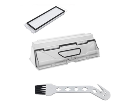 Piezas de caja de polvo para aspiradora robótica Xiaomi Roborock S5 Max S6 Maxv Pure, caja de basura con accesorios de filtro