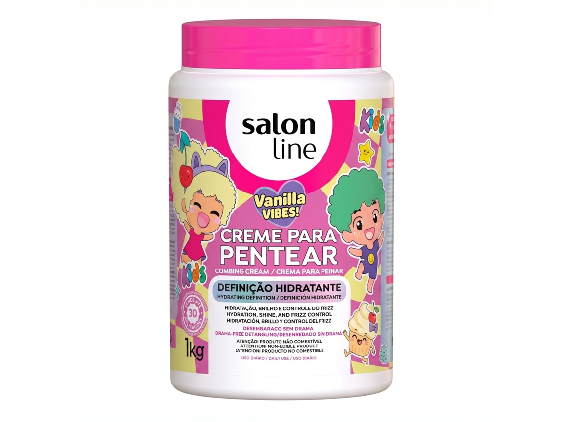 Salon Line todecacho Kids Vanilla Vibes Creme De Pentear 1kg