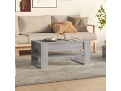 Mesa de Centro Apoyo 102X55X45 cm Madera Procesada Sonoma Gris