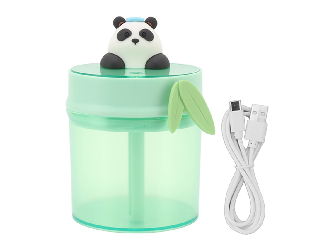 Humidificador portátil USB de sobremesa Mdugmini, humidificador de aire motorizado con diseño de panda, 510 ml
