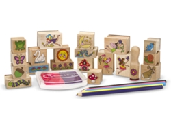 Conjunto de Sellos MELISSA & DOUG Fairy Garden
