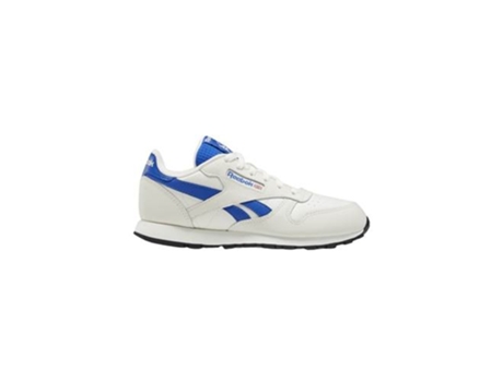 Zapatillas Deportivas REEBOK Classic Leather Mujer (Blanco, azul - Material Sintético - 38)