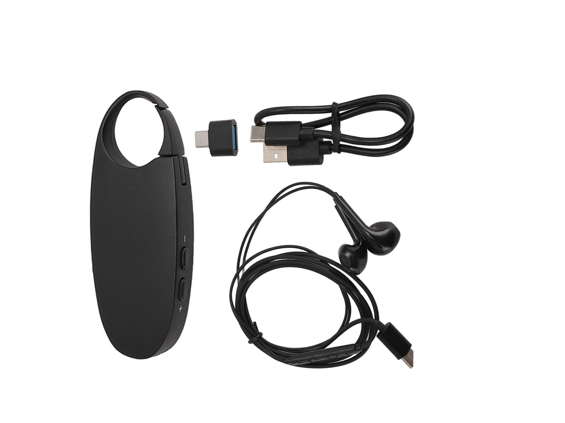 Grabadora De Voz Activa Con Cancelación De Ruido Magnética Por Ia, 70 Horas, Reproductor Mp3 De 64 Gb, Usb C