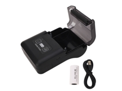 Impresora Térmica Portátil De 58 Mm Con Papel Para Recibos/etiquetas, Alimentada Por Batería Y Con Conexión Bluetooth.