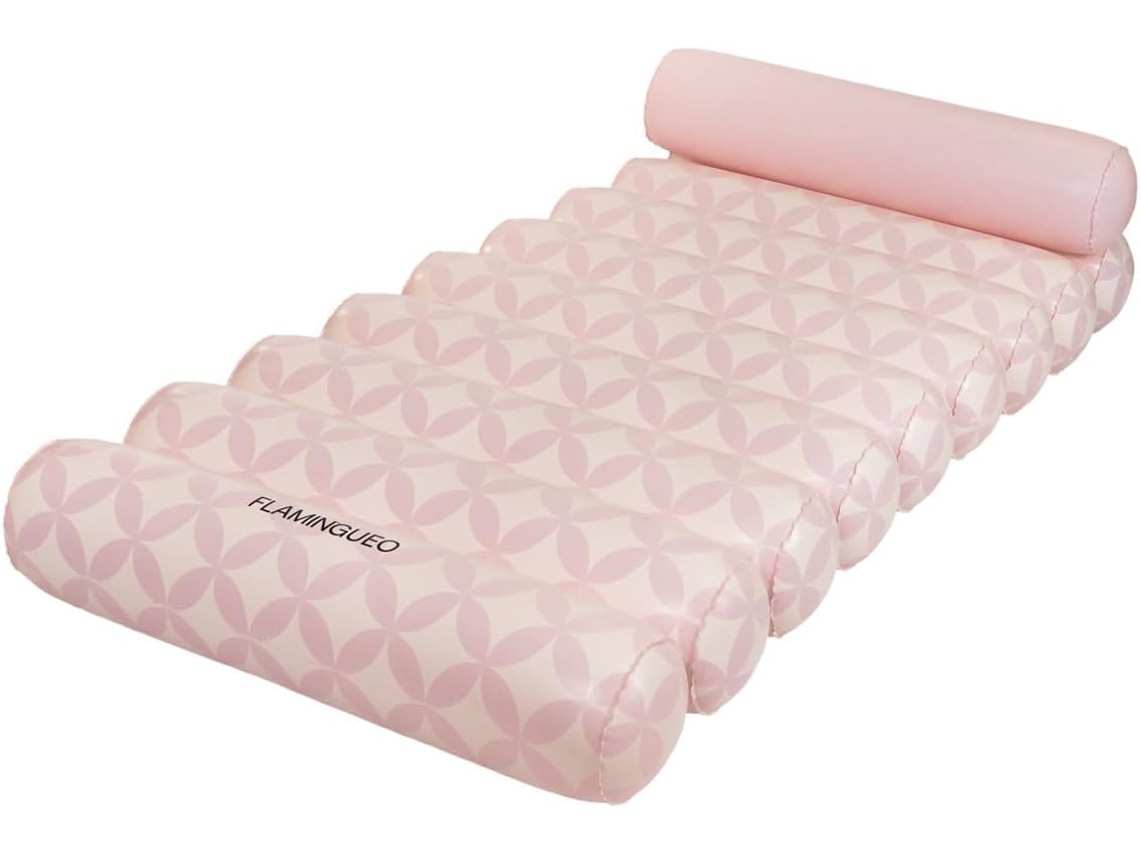 Flotador gigante de playa y flotador de piscina de PVC con forma de flamenco rosa