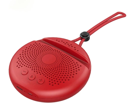 Altavoces Bluetooth WELUOT S24 (Rojo - 5 W - Autonomía: Hasta 6h - Alcance: Hasta 15 m)